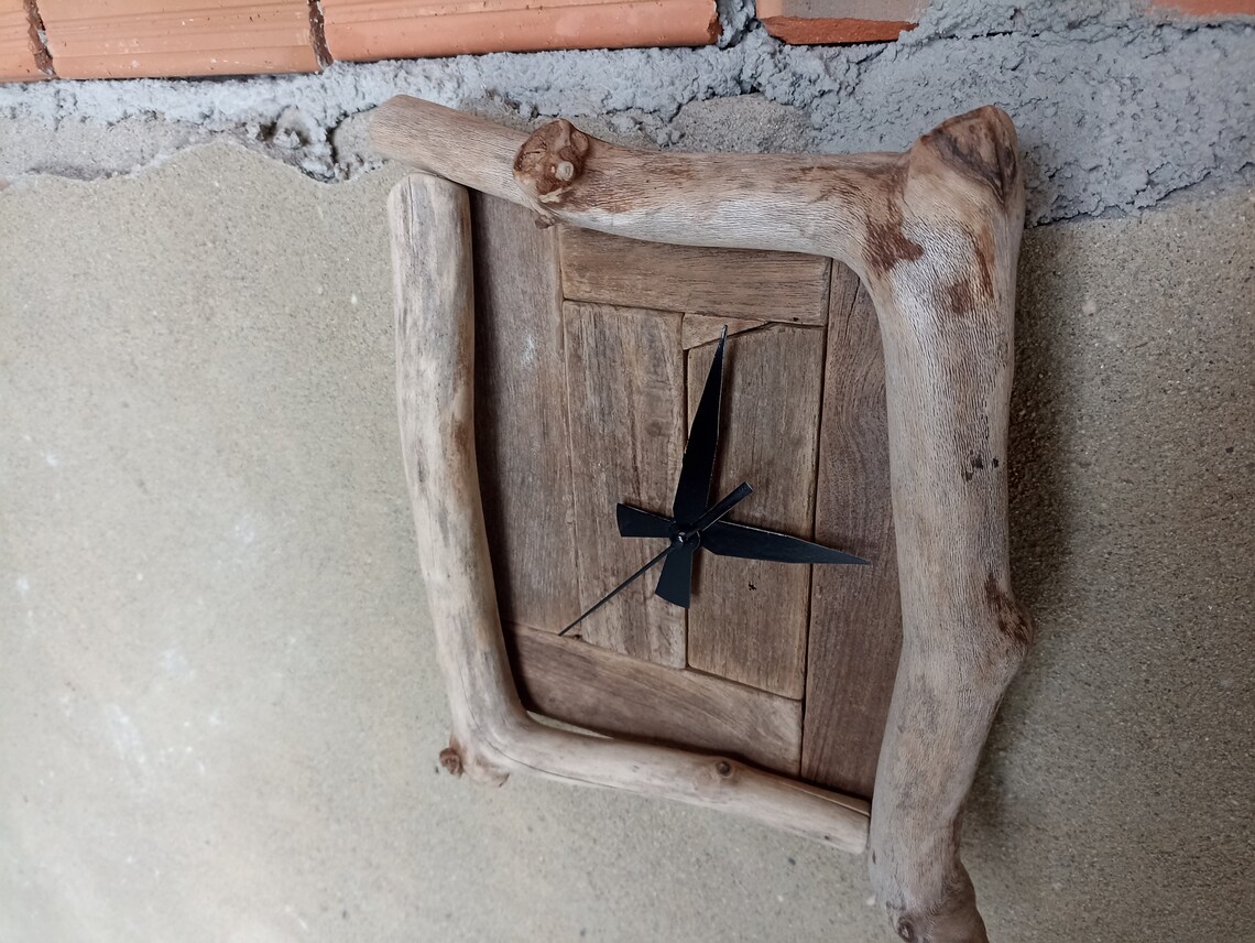 Handmade Driftwood Wall Clock. From the Sea of Troy Full of Etsy