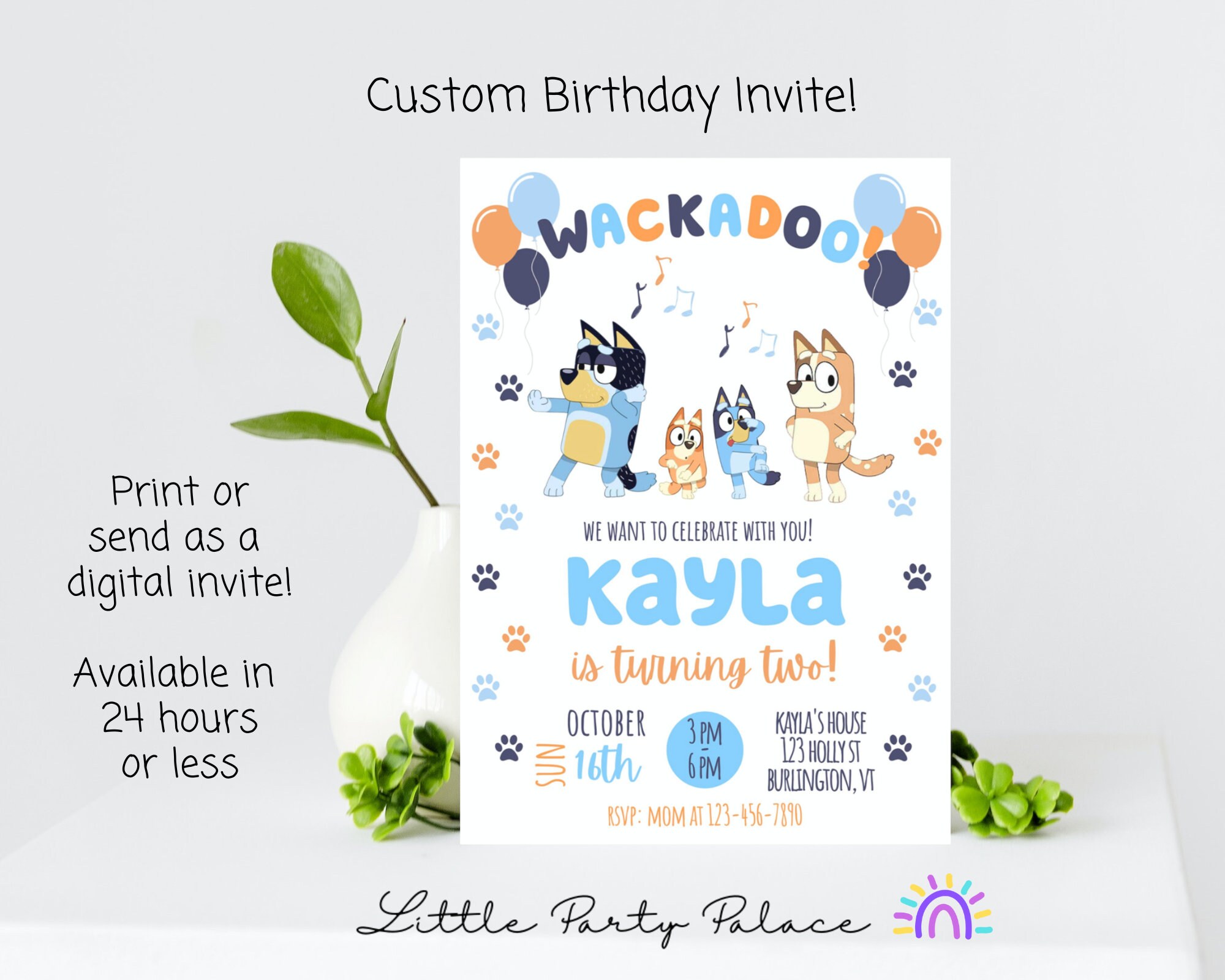 Bluey Birthday Party - Etsy
