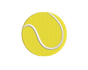 Tennis Ball Embroidery Design Mini tennis ball Embroidery File Sport Embroidery Pattern