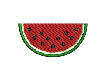 Mini Watermelon Embroidery Design, Summer Machine Pattern, 4 Sizes
