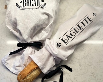 Artisan Bread Bag | Bread Keeper | Baker Gift | Bread Storage | Bread Gift Bag | Linen Bread Bag