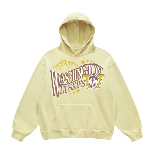 Hoodie im Retro-Stil der Universität von Washington