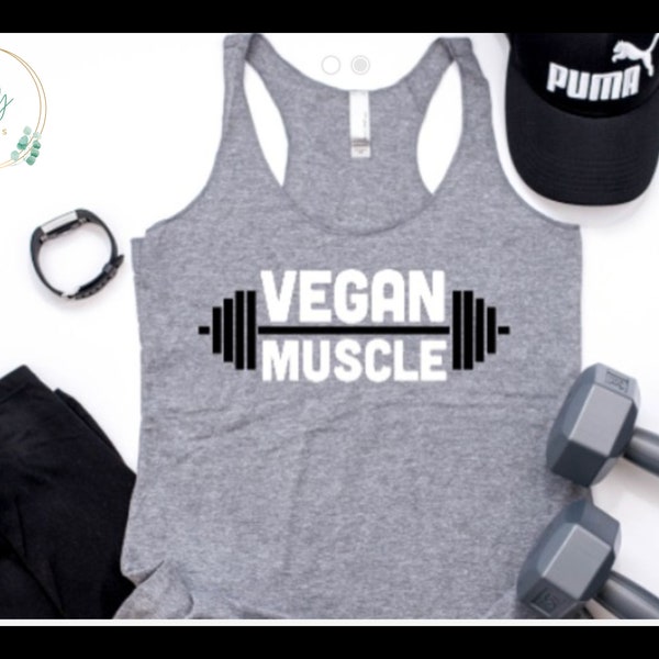 Vegan Muscle Tanks, Tank Top, Workout Tank, Vegan Shirt, Activewear Tank, Workout Top, Summer Tank, Gym Tank, Fitness Tank, Unisex Tank Top