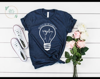 Believe In The Power Of Yet T-Shirt: Teacher Growth Mindset Tee
