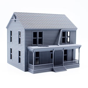 Michael Myers Halloween House 3d printed building model paintable architectural miniature image 2