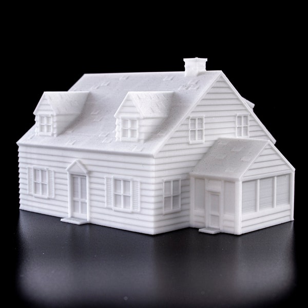 Family Guy Griffins House 3d printed model - paintable architectural miniature