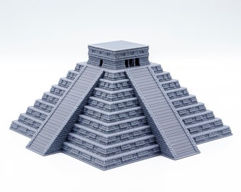 Chichen Itza Mayan Pyramid - Temple of Kukulcan 3d printed model