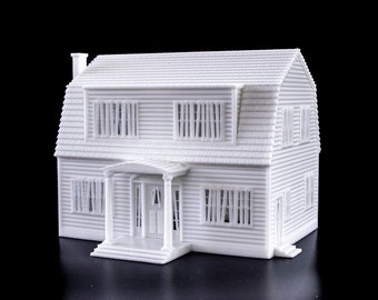 Freddy Krueger Haunted House 3d printed model - paintable architectural miniature building