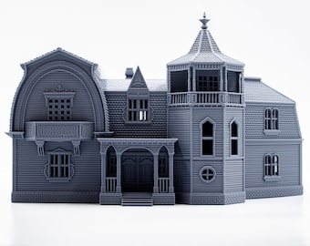 Munsters House 3d printed architectural miniature model