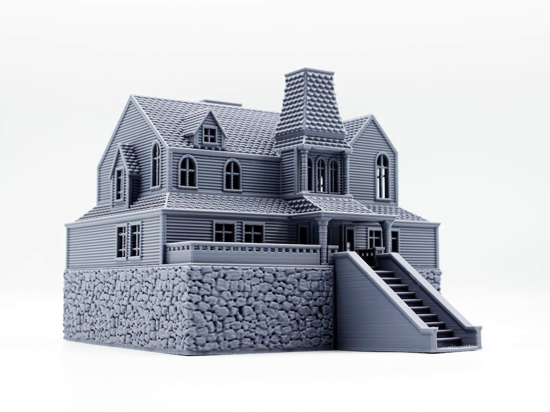 Salem's Lot Marsten House 3d Printed Architectural Model Etsy
