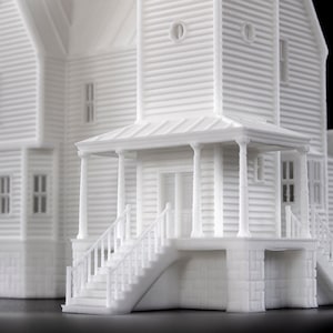 Beetlejuice Maitlands Haunted House 3d printed building model paintable architectural miniature image 8