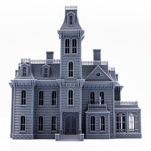 Addams Family House 3d printed building model paintable architectural miniature image 1