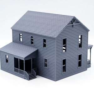 Michael Myers Halloween House 3d printed building model paintable architectural miniature image 9