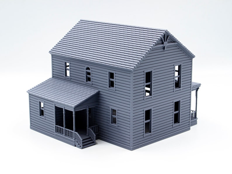 Michael Myers Halloween House 3d printed building model paintable architectural miniature image 9