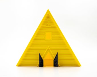 Midsommar Yellow Pyramid Temple 3d printed model