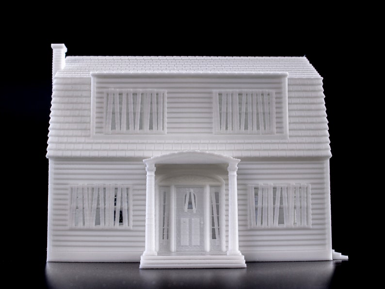 Freddy Krueger Haunted House 3d printed model paintable architectural miniature building image 3