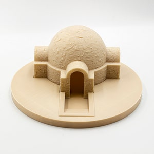 Star Wars Tatooine Home of Luke Skywalker 3d printed architectural model image 3