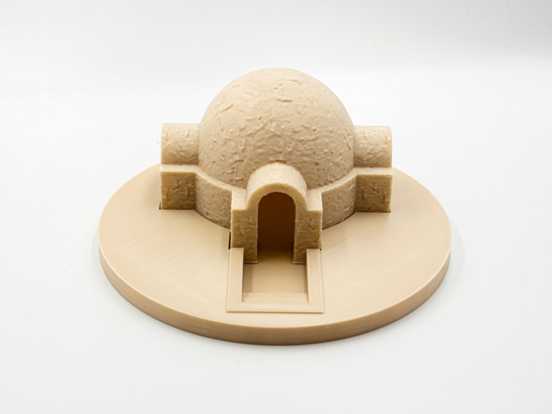 Star Wars Tatooine Home of Luke Skywalker 3d printed architectural model image 3