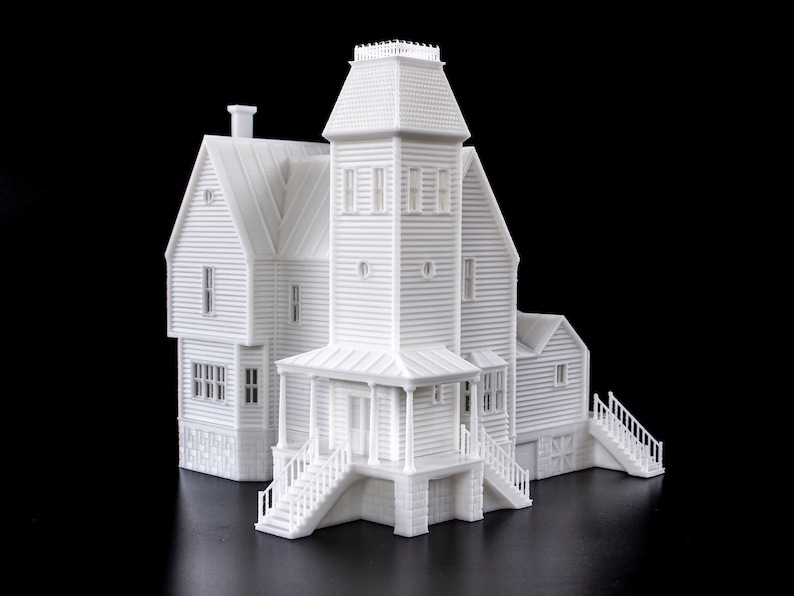 Beetlejuice Maitlands Haunted House 3d printed building model paintable architectural miniature image 1