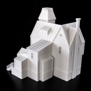 Beetlejuice Maitlands Haunted House 3d printed building model paintable architectural miniature image 10