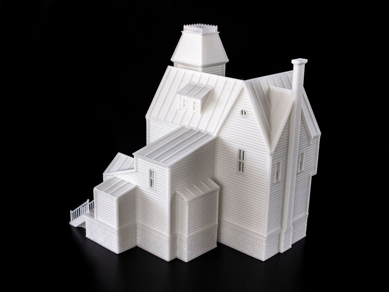 Beetlejuice Maitlands Haunted House 3d printed building model paintable architectural miniature image 10