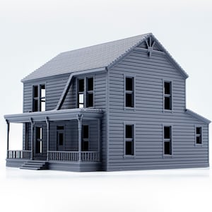 Michael Myers Halloween House 3d printed building model paintable architectural miniature image 6