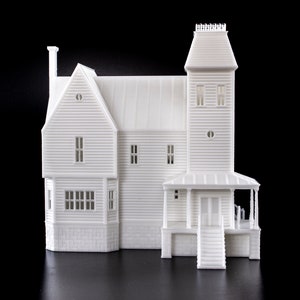 Beetlejuice Maitlands Haunted House 3d printed building model paintable architectural miniature image 2