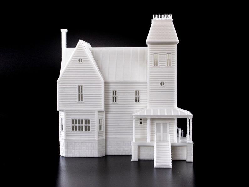 Beetlejuice Maitlands Haunted House 3d printed building model paintable architectural miniature image 2