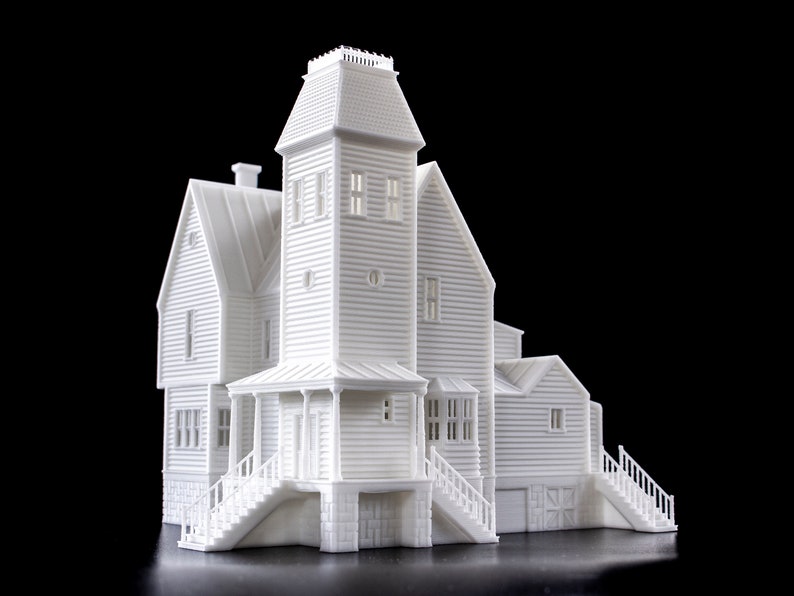 Beetlejuice Maitlands Haunted House 3d printed building model paintable architectural miniature image 4