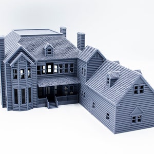 Scream Horror House 3d printed paintable architectural model image 7