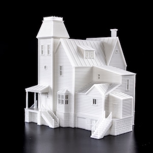 Beetlejuice Maitlands Haunted House 3d printed building model paintable architectural miniature image 6