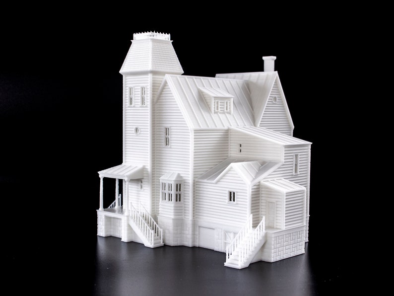 Beetlejuice Maitlands Haunted House 3d printed building model paintable architectural miniature image 6