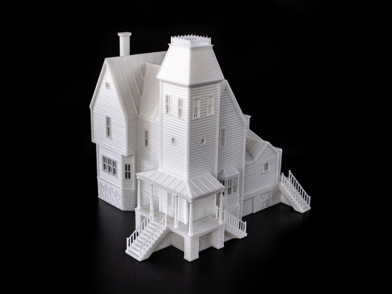 Beetlejuice Maitlands Haunted House 3d printed building model paintable architectural miniature image 9