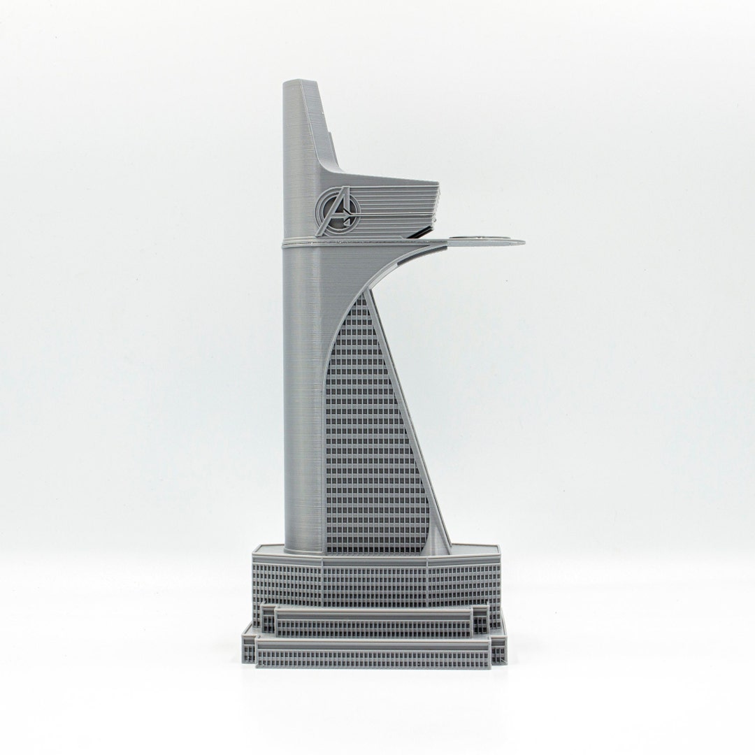 マーベルレジェンド・ダークスター未開封+アーサメジャーのビルドパーツのセット Avengers Tower building 3d printed architectural model