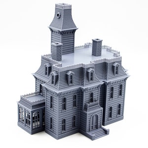 Addams Family House 3d printed building model paintable architectural miniature image 6