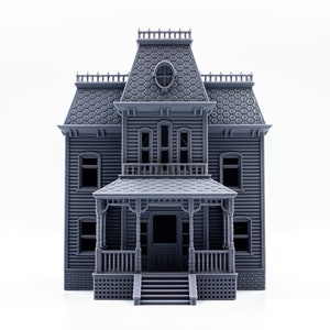 Psycho Bates Mansion 3d printed building model - paintable architectural miniature
