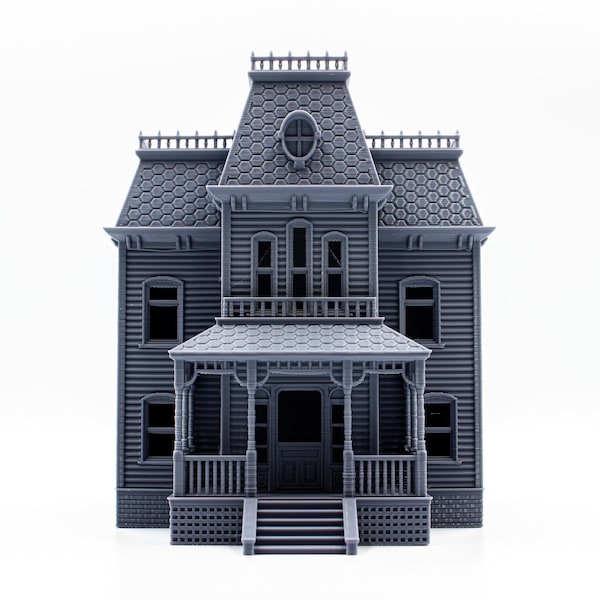 Psycho Bates Mansion HO Scale 3d Printed Model