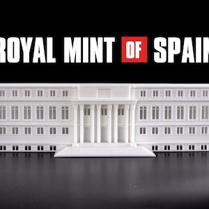 Geldroof La Casa De Papel 3D-geprint model Royal Mint of Spain