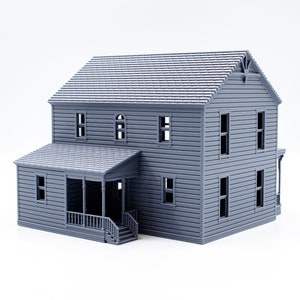 Michael Myers Halloween House 3d printed building model paintable architectural miniature image 4