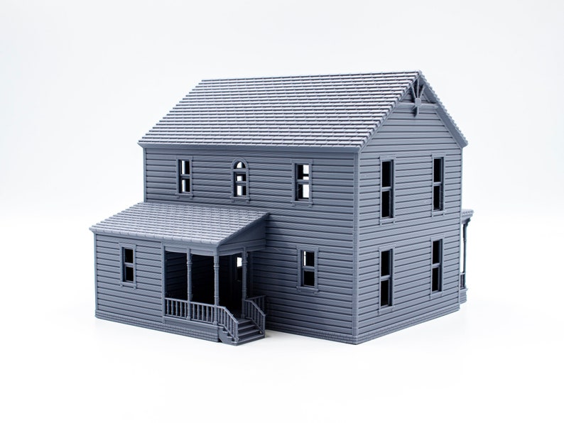 Michael Myers Halloween House 3d printed building model paintable architectural miniature image 4