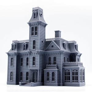 Addams Family House 3d printed building model paintable architectural miniature image 4