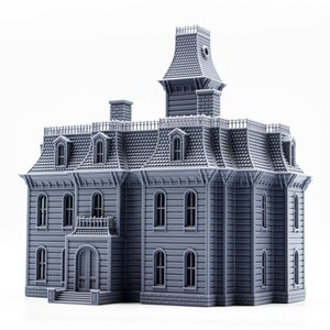 Addams Family House 3d printed building model paintable architectural miniature image 8