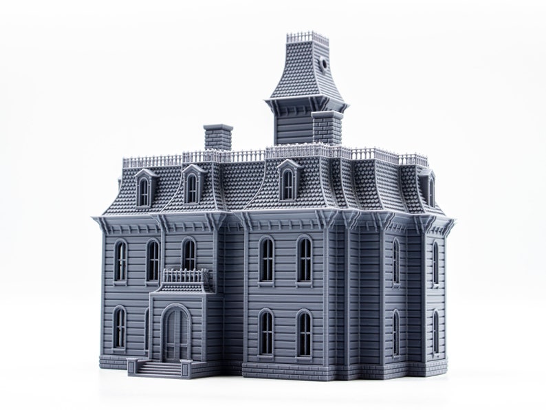 Addams Family House 3d printed building model paintable architectural miniature image 8