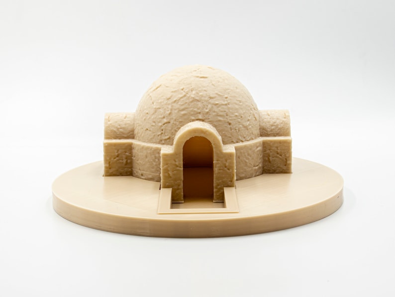 Star Wars Tatooine Home of Luke Skywalker 3d printed architectural model image 2