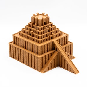 Ziggurat of Marduk Etemenanki 3d Printed Ancient Babylon Temple Model ...
