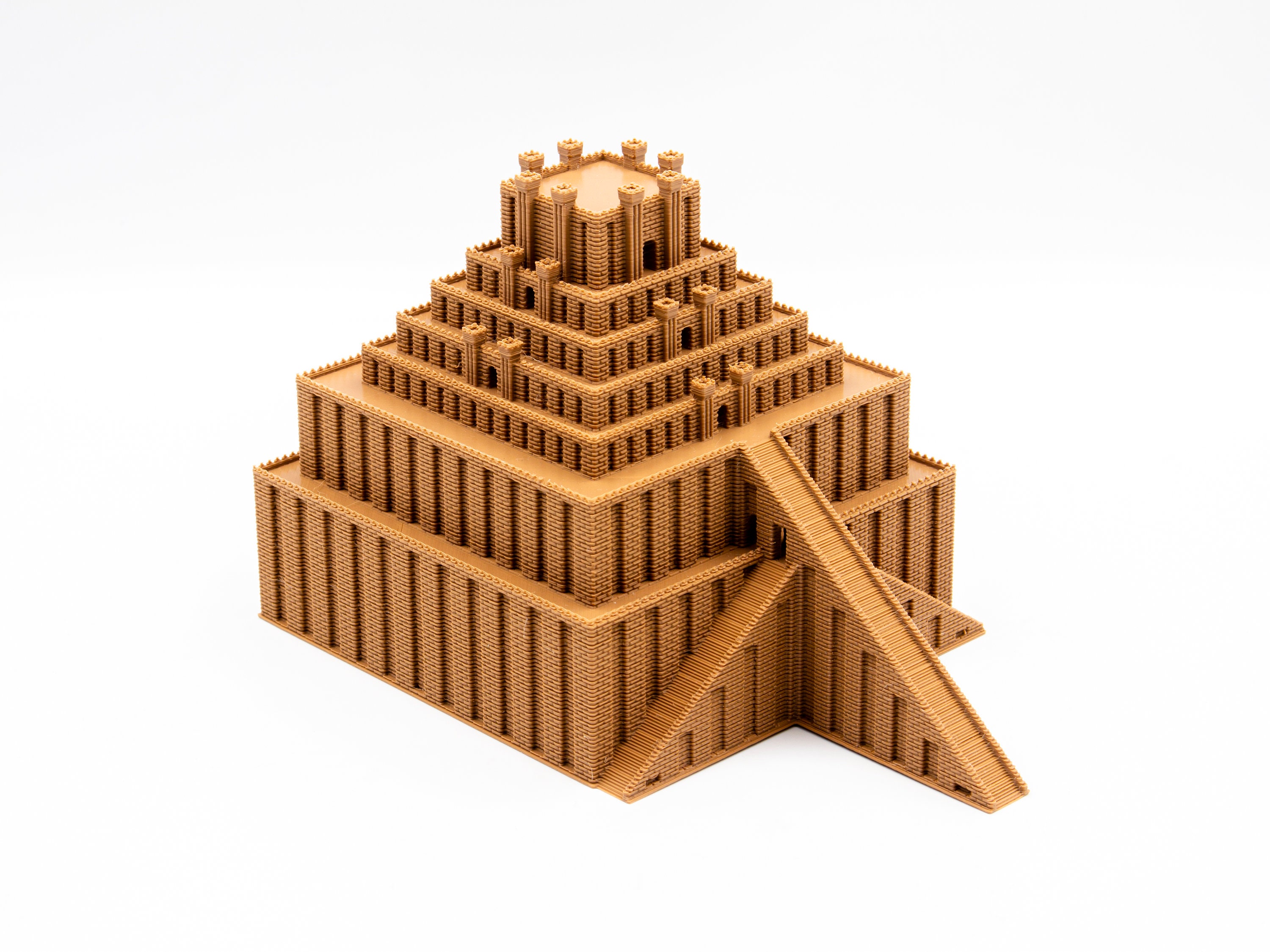 Ziggurat of Marduk Etemenanki 3d Printed Ancient Babylon