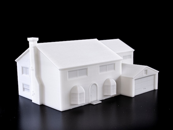 The Simpsons House 3d Printed Model - Paintable