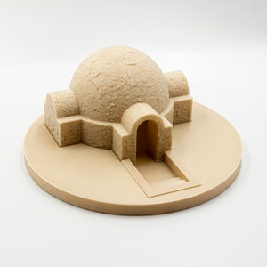 Star Wars Tatooine Home of Luke Skywalker 3d printed architectural model image 4