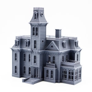 Addams Family House 3d printed building model paintable architectural miniature image 2