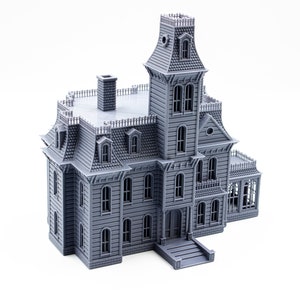 Addams Family House 3d printed building model paintable architectural miniature image 5